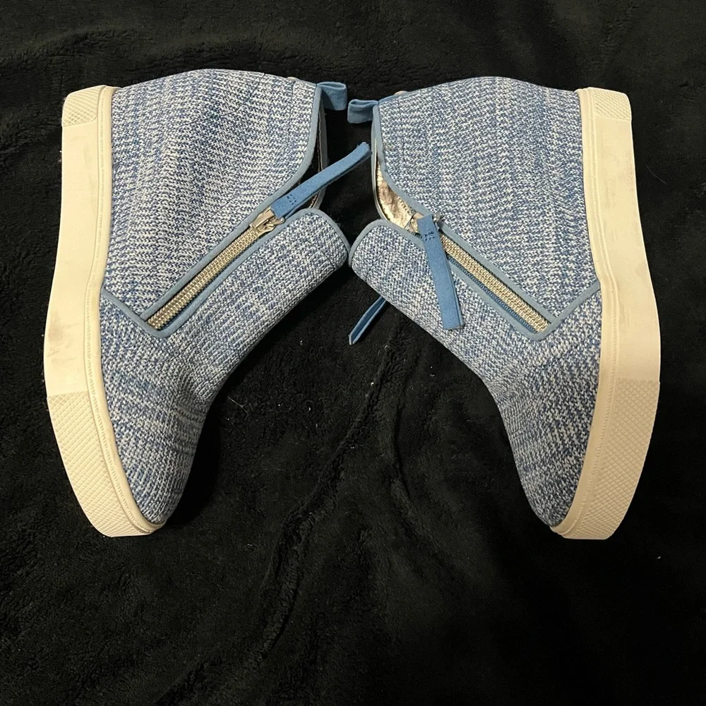 Steve Madden Kids' Caliber Wedge Sneaker In Blue